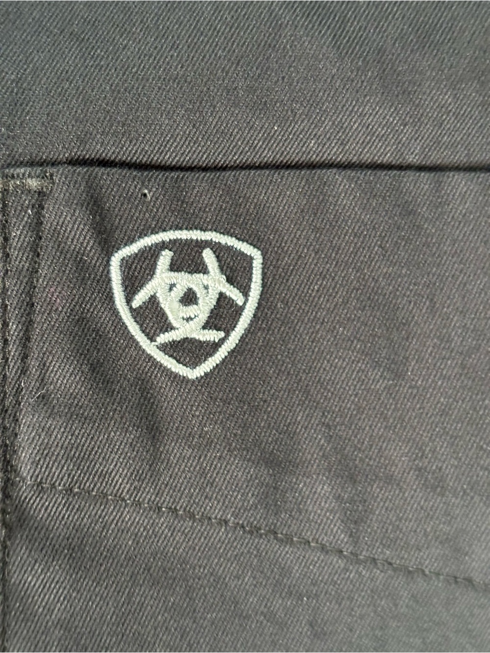 Ariat Black Button-Down Long Sleeve Shirt with Branding M - Picture 5 of 12